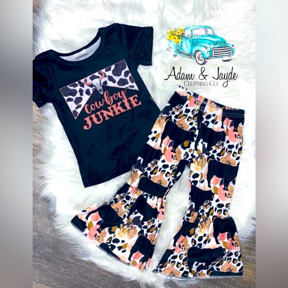 NEW TODDLER WESTERN BOUTIQUE SET 2t